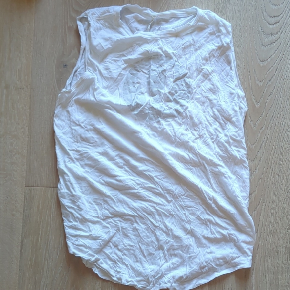 lululemon athletica White Muscle Tee